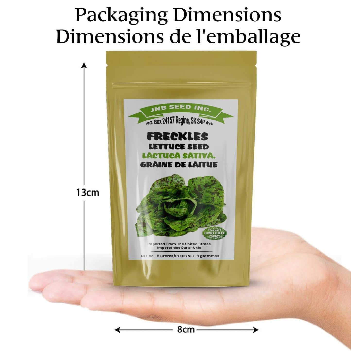 Enjoy the beauty and crisp flavor of this lettuce. Profitez de la beauté et de la saveur croquante de cette laitue.