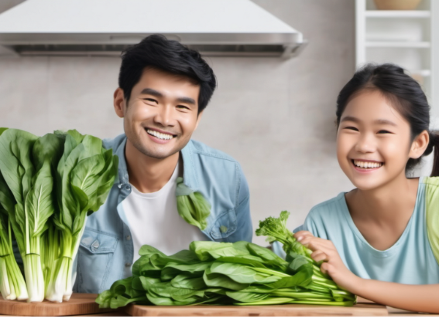 Pak choi harvest La récolte de Pak choi
