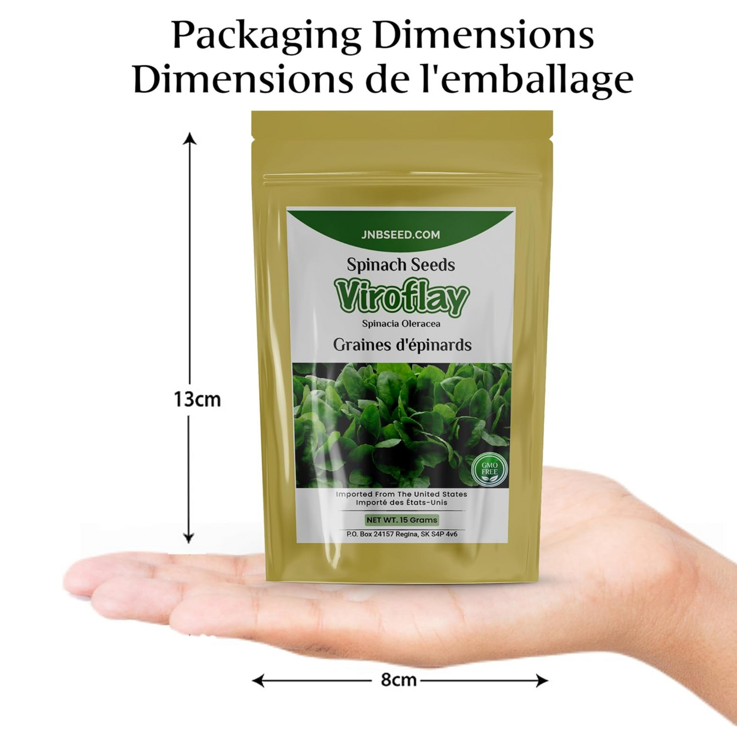 Grow a Nutritious Spinach in your own garden. Cultivez un épinard nutritif dans votre propre jardin.