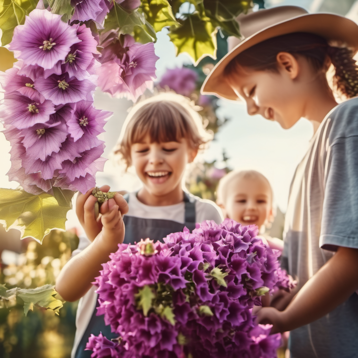 Get ready for a summer garden these hollyhock seeds. Préparez-vous pour un jardin d'été ces graines hollyhock.
