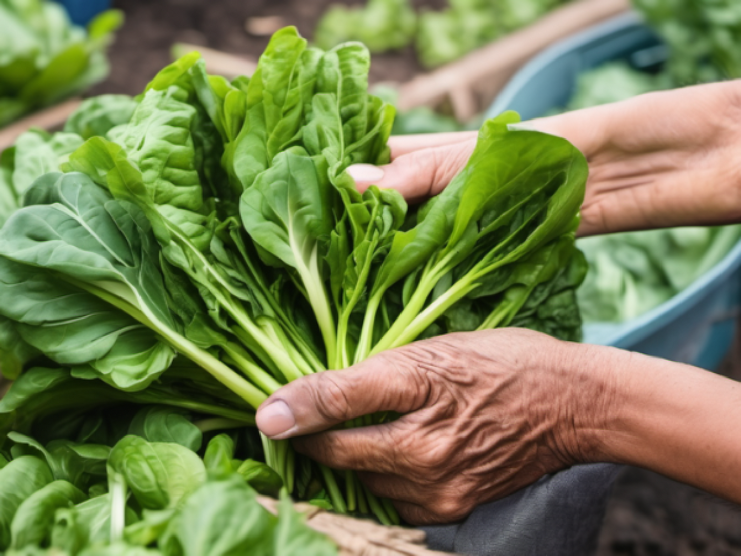 Vibrant green bok choy Vibrant vert bok choy