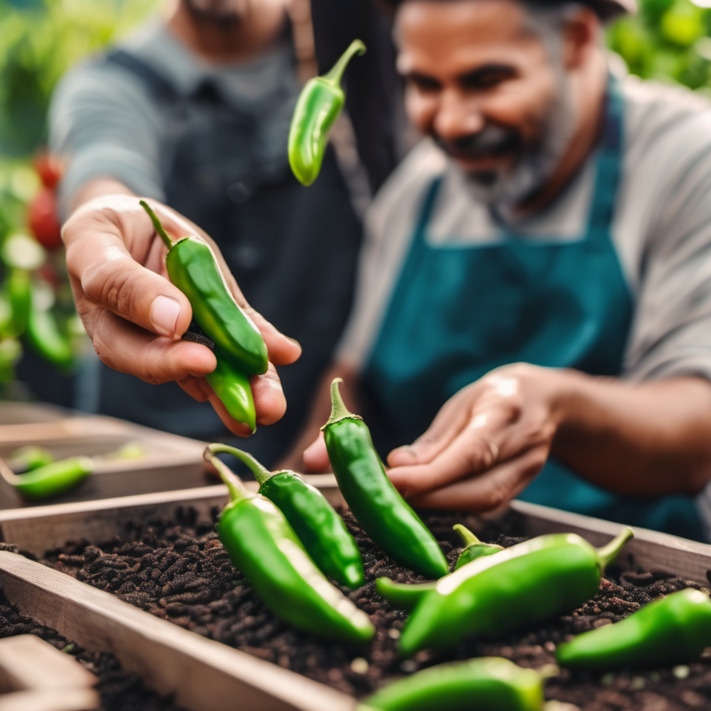 TAM Jalapeno perfect for adding spice to your garden. TAM Jalapeno parfait pour ajouter du piquant à votre jardin.
