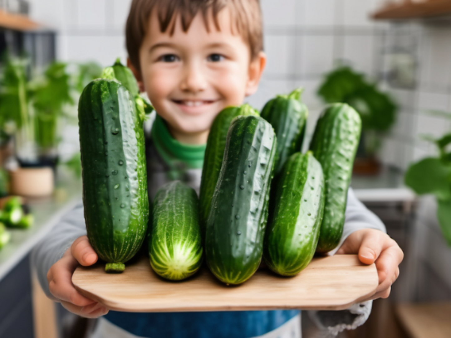 Bounty fresh Poinsett 76 cucumber Bounty frais Poinsett 76 concombre