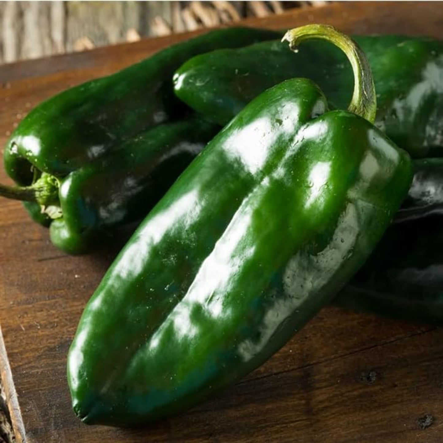 Poblano Pepper Seeds, Climate-Adapted for Gardens Graines de poivre Poblano, adaptées au climat pour les jardins
