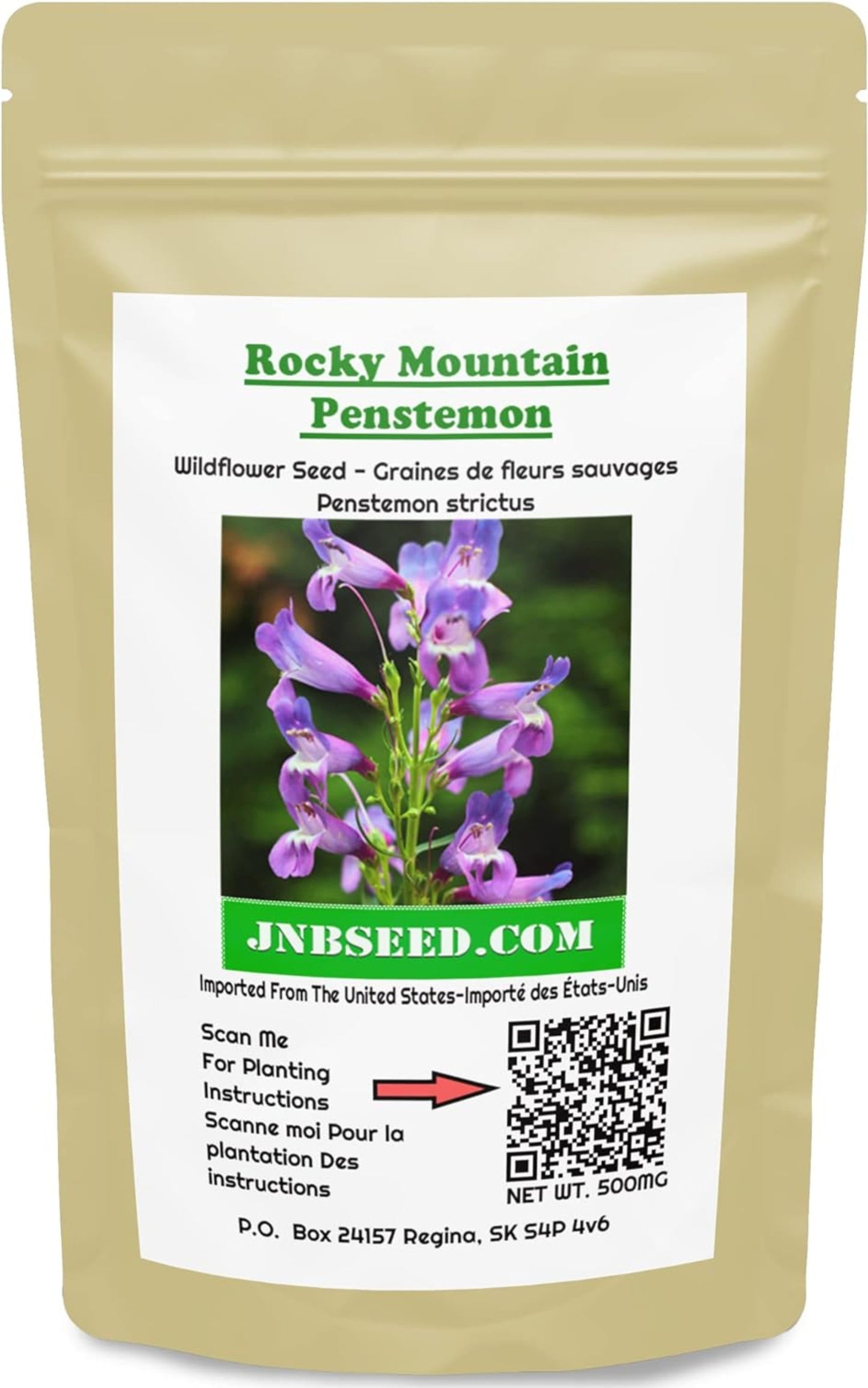 Packet of Rocky Mountain Penstemon Packet de Rocheuses Penstemon