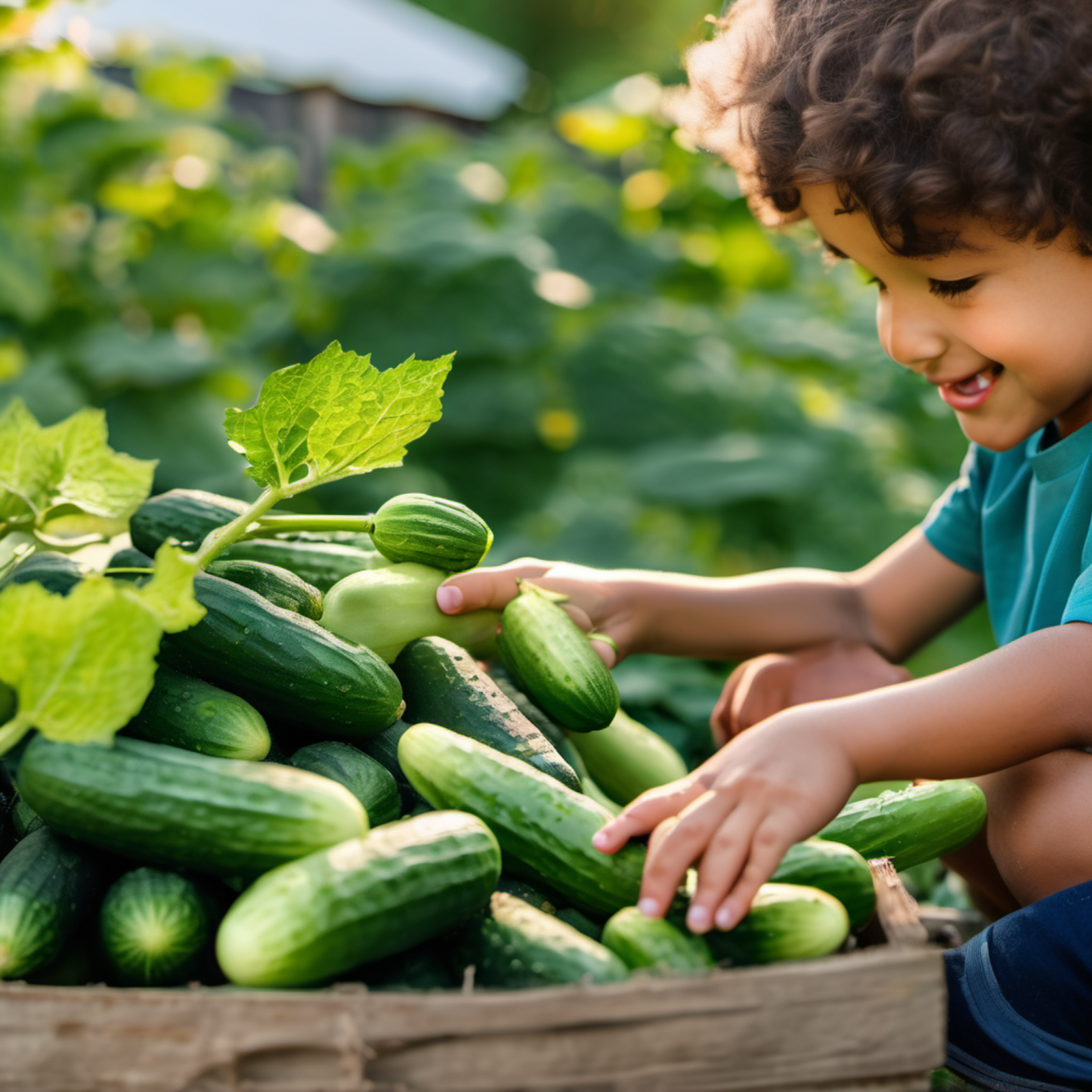 Harvest Your Own Homemade Pickles Cucumber Récoltez votre propre concombre cornichon fait maison