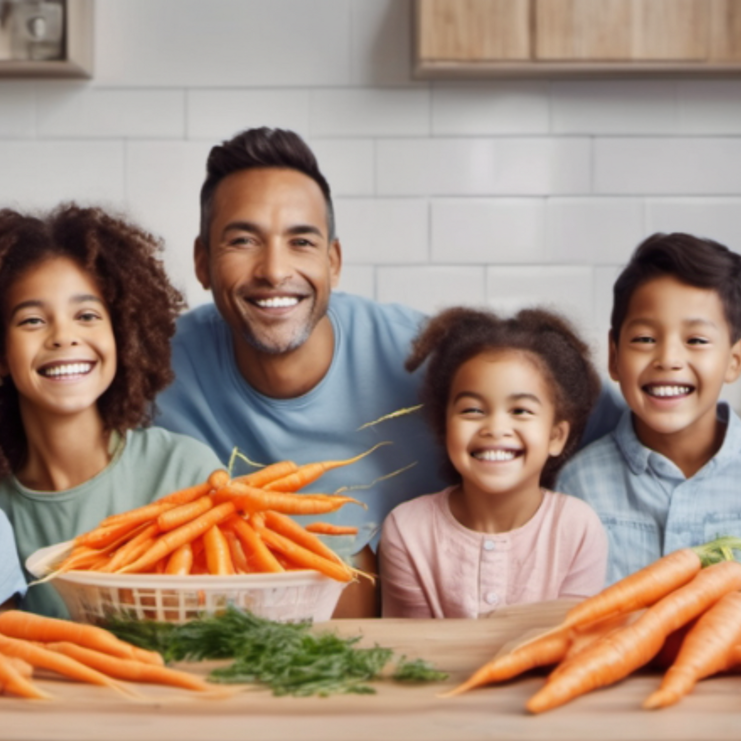 Carrots Perfect for snacking and salads with family Carottes Parfaites pour les collations et les salades en famille