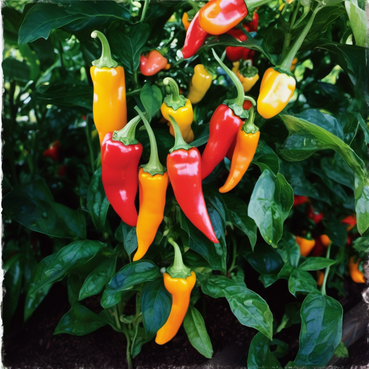 Enjoy Homegrown Sweet Hungarian Wax Peppers with These Seeds Savourez des poivrons cirés hongrois sucrés cultivés sur place