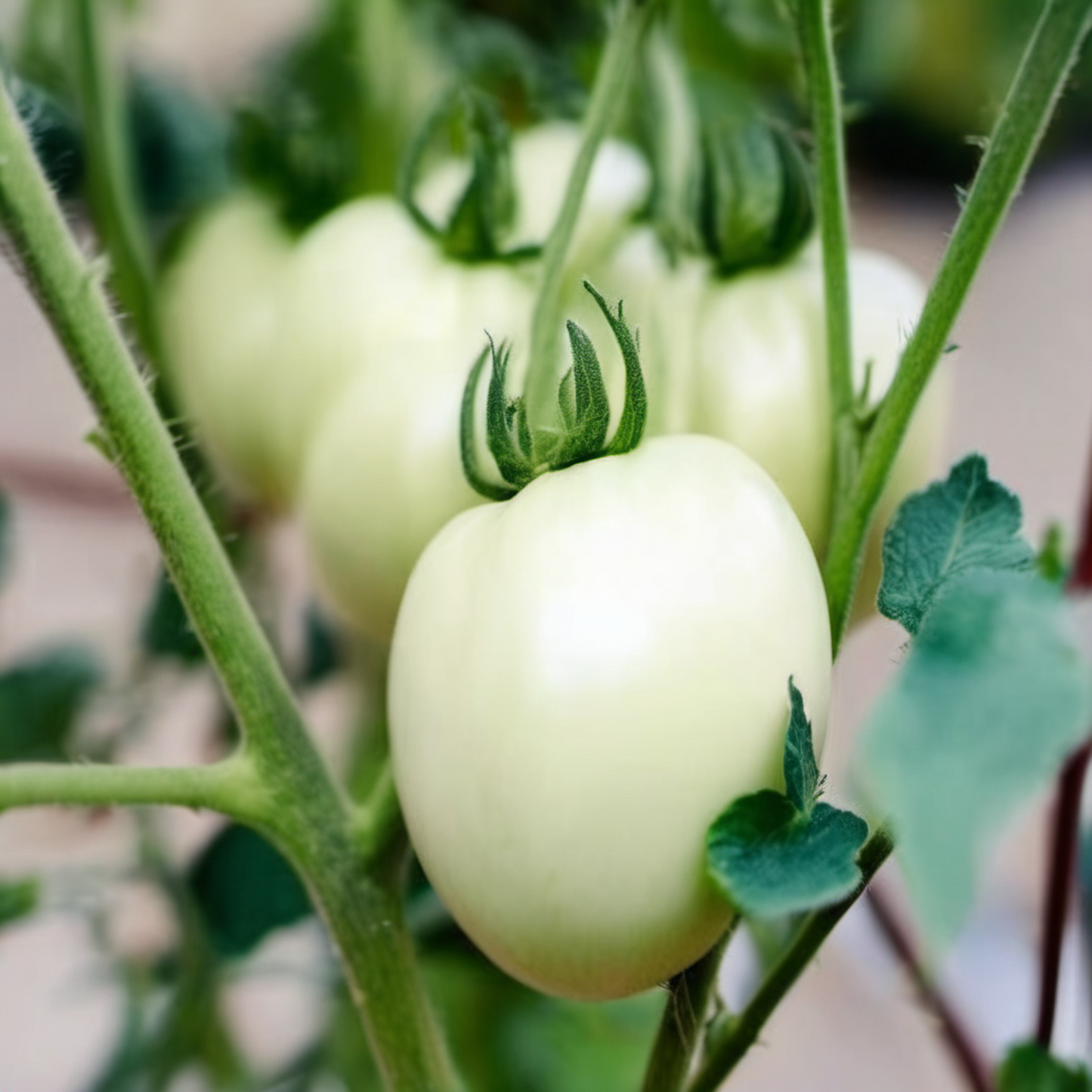 Plant Great White Tomato Seeds for Fresh Produce Plantez de superbes graines de tomates blanches pour des produits frais