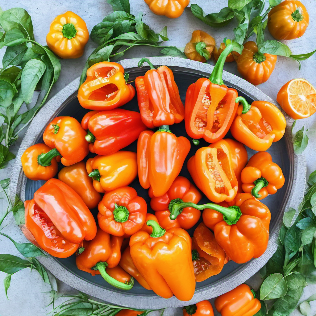 Pack of Habanero Orange Pepper seed Paquet de graines de piment orange Habanero