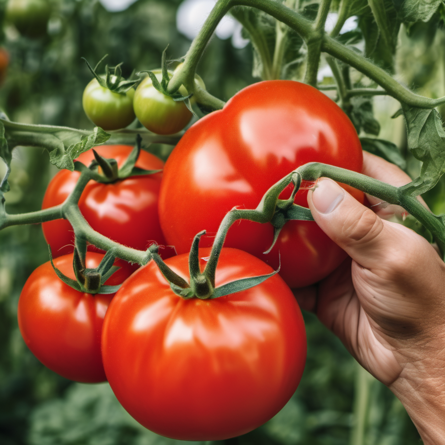 Mr. Stripey tomato, a colorful heirloom variety Tomate Mr. Stripey, une variété patrimoniale colorée