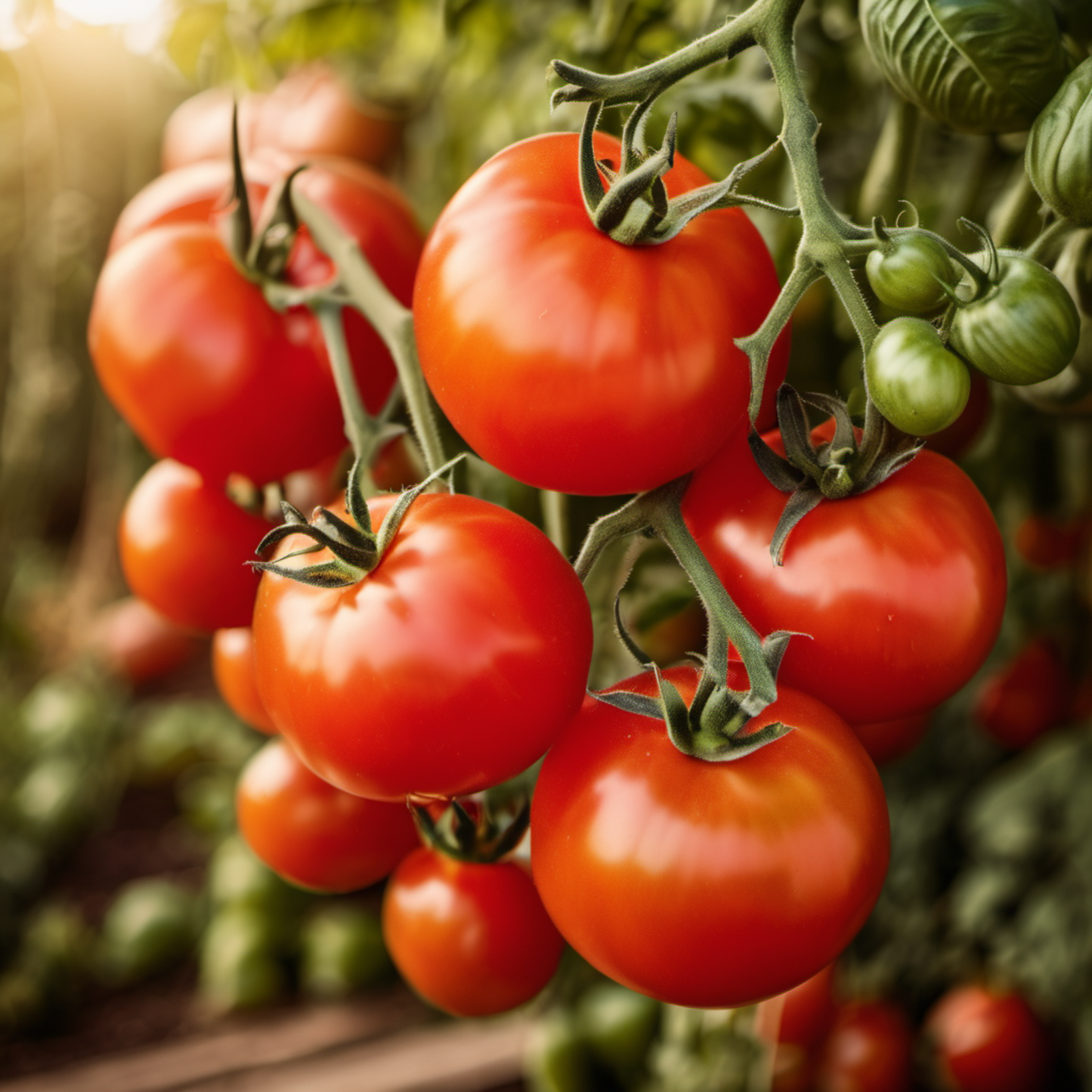 Nebraska Wedding tomato plant bearing fruit Plant de tomate de mariage du Nebraska portant des fruits