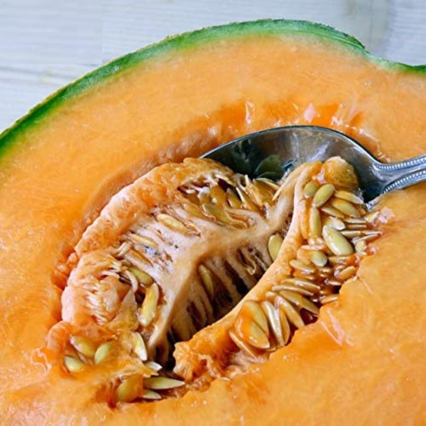 Open-Pollinated Cantaloupe Seeds - Hearts of Gold Variety Graines de cantaloup à pollinisation libre – Variété Hearts of Gold