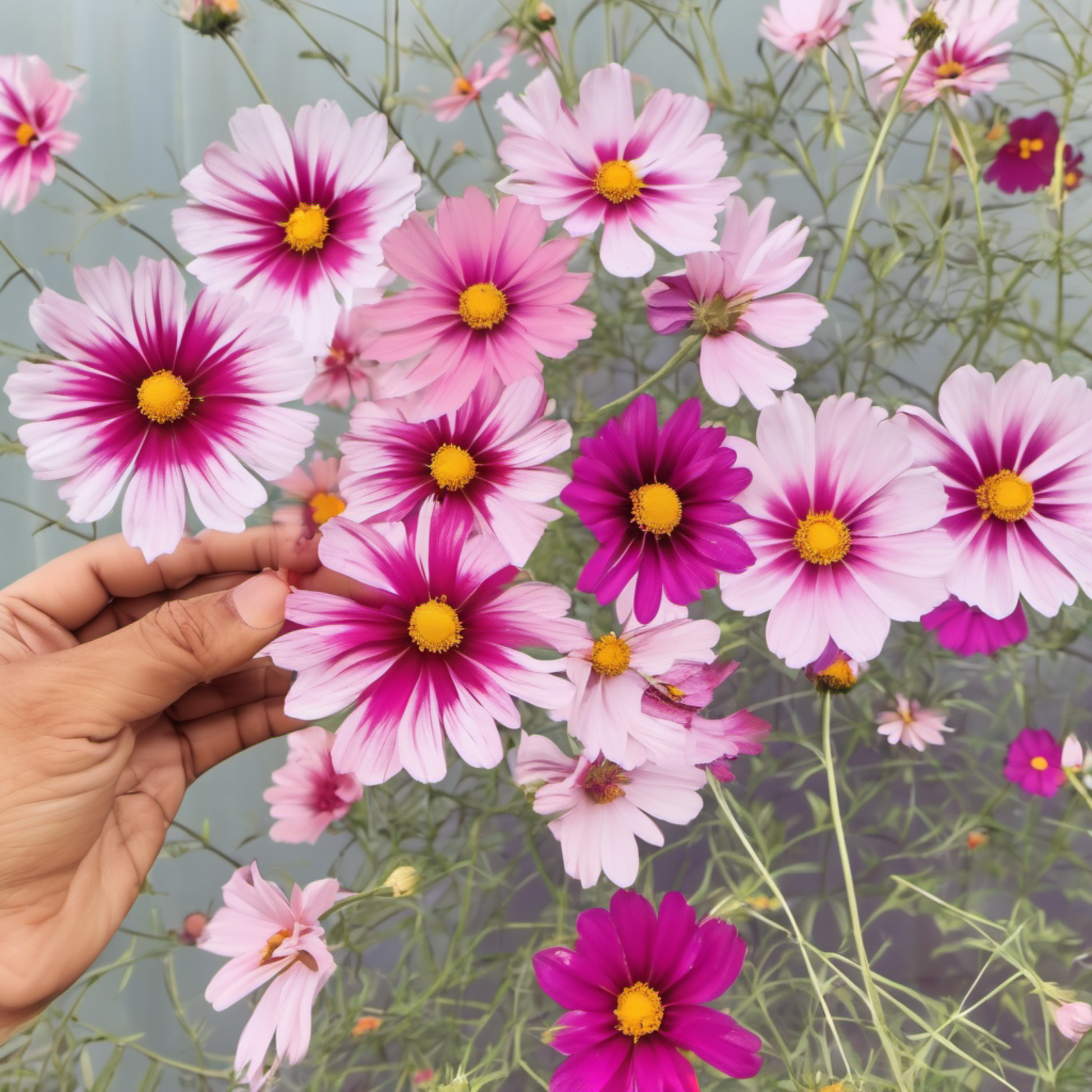 Great for cut flowers & great pollinator attractor. Idéal pour les fleurs coupées et excellent attracteur de pollinisateurs.