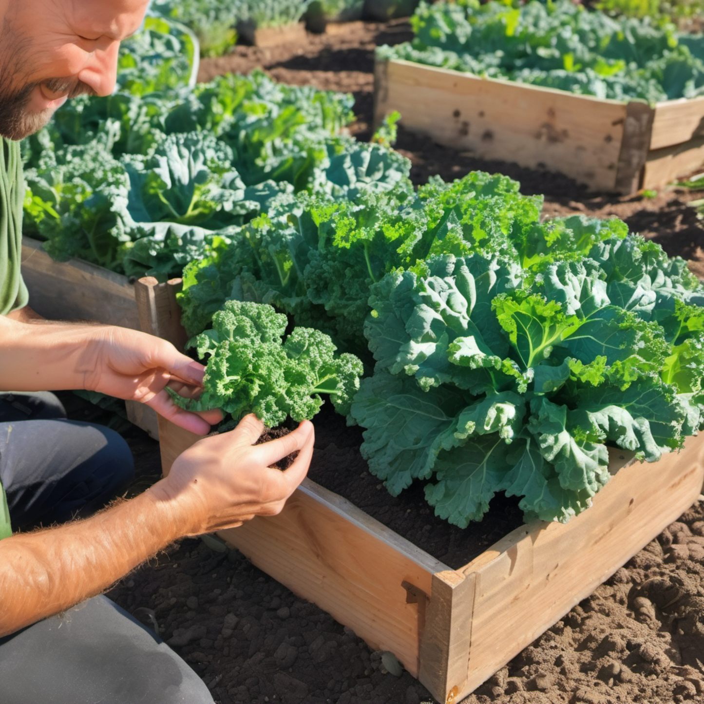 GMO free seeds promise a bountiful harvest. Les graines sans OGM promettent une récolte abondante.