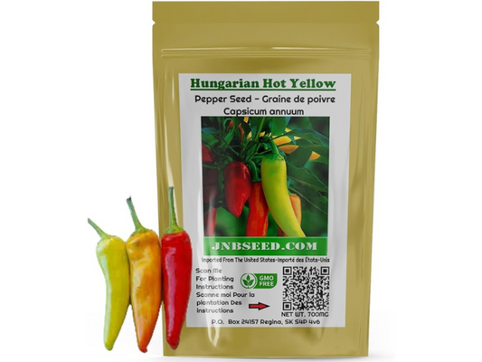 Hungarian Hot Pepper Seeds - Grow Your Own Peppers Graines de piment hongrois - Cultivez vos propres piments