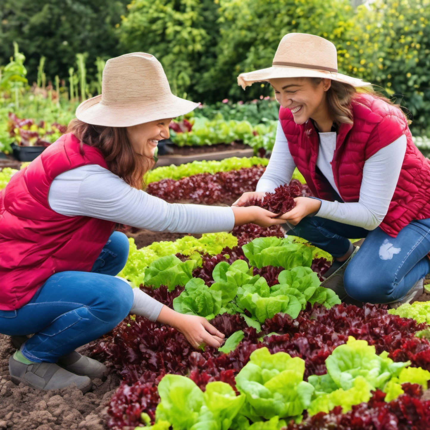 Start your garden with ruby red for a pop of color. Commencez votre jardin avec du rouge rubis pour une touche de couleur.