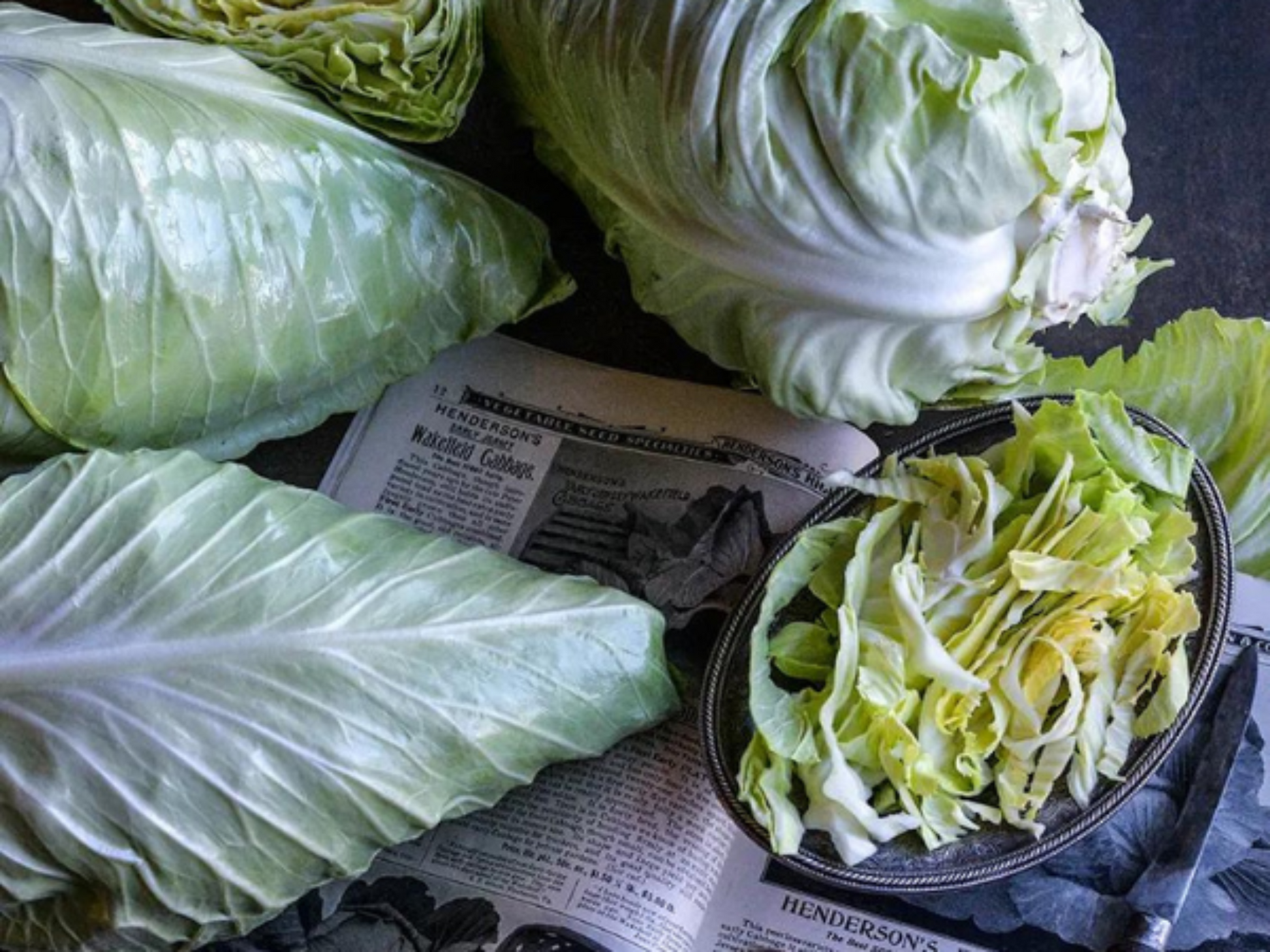 Delicious garden cabbage  Délicieux chou de jardin