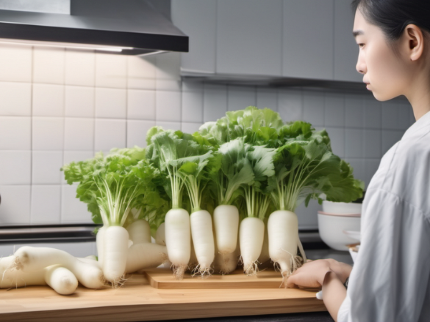 Delicious and versatile Daikon Radish Minowase type Type de radis Daikon Minowase délicieux et polyvalent