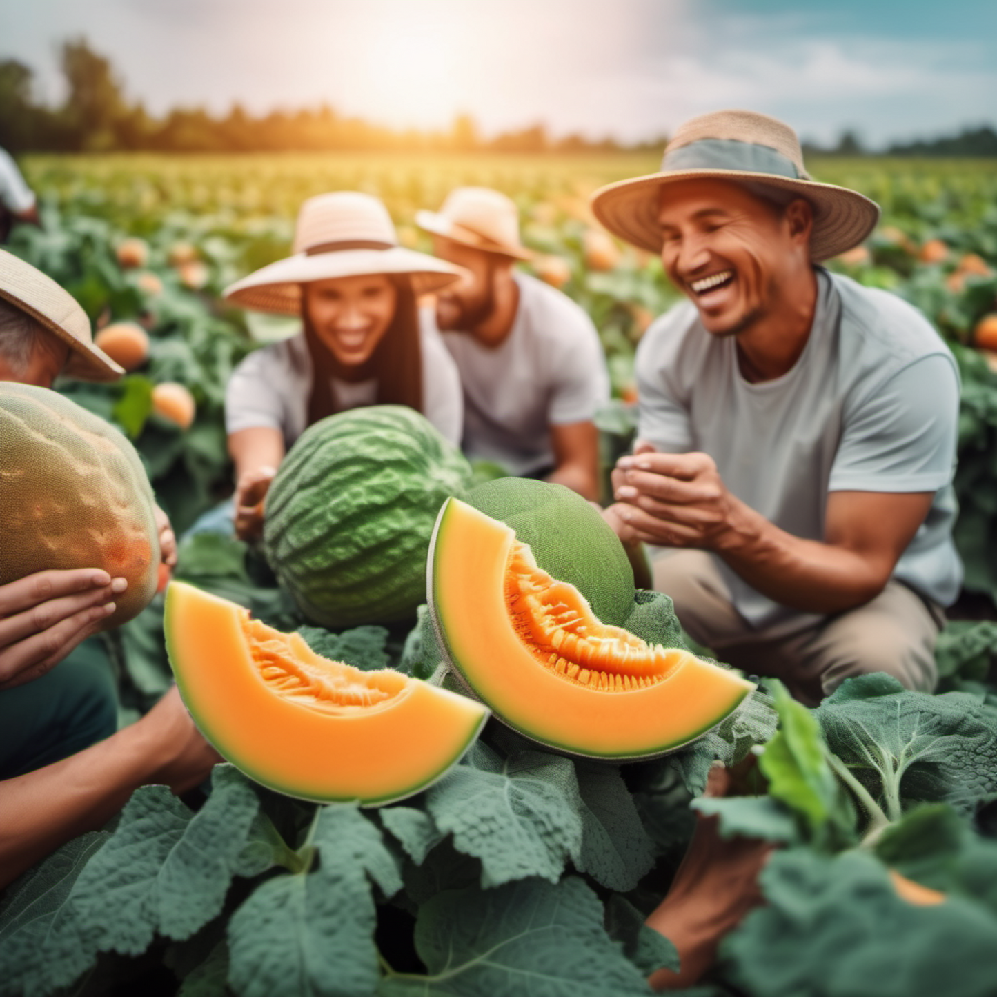 Perfect for a bountiful harvest of tasty melons. Parfait pour une récolte abondante de melons savoureux.