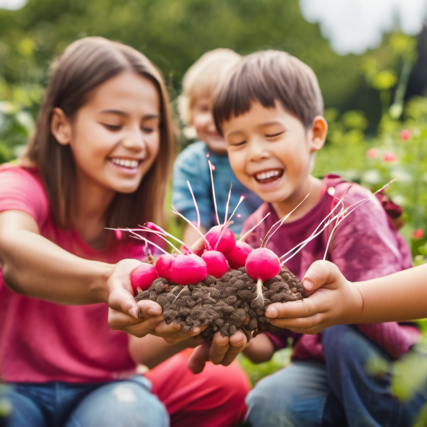 A classic radish variety with a satisfying crunch. Une variété de radis classique avec un croquant satisfaisant.