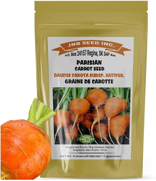 Parisian Carrot Seeds Packet Packet de graines de carotte parisienne