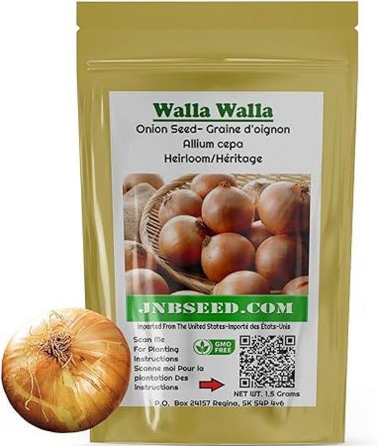 High-quality Walla Onion Seeds - Perfect for a bountiful harvest in your garden. Buy now for fresh and flavorful onions at home