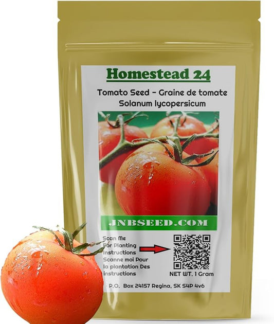 Packet of Homestead 24 Tomato Seeds Paquet de 24 graines de tomates Homestead
