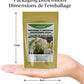 packaging dimensions of Snowball Y Improved Cauliflower Seeds pack Dimensions de l'emballage du paquet de graines de chou-fleur améliorées Snowball Y