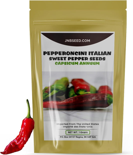 Pack of Sweet Italian Pepperoncini Seeds Paquet de graines de Pepperoncini italiennes douces