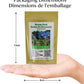 packaging dimensions of Borage seed pack dimensions d'emballage du paquet de graines de bourrache