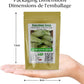 Grey Zucchini Seeds Packaging Emballage de graines de courgettes grises