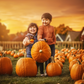 Cute kids enjoying Jack Little Pumpkin Seeds Enfants mignons appréciant les graines de citrouille Jack Little