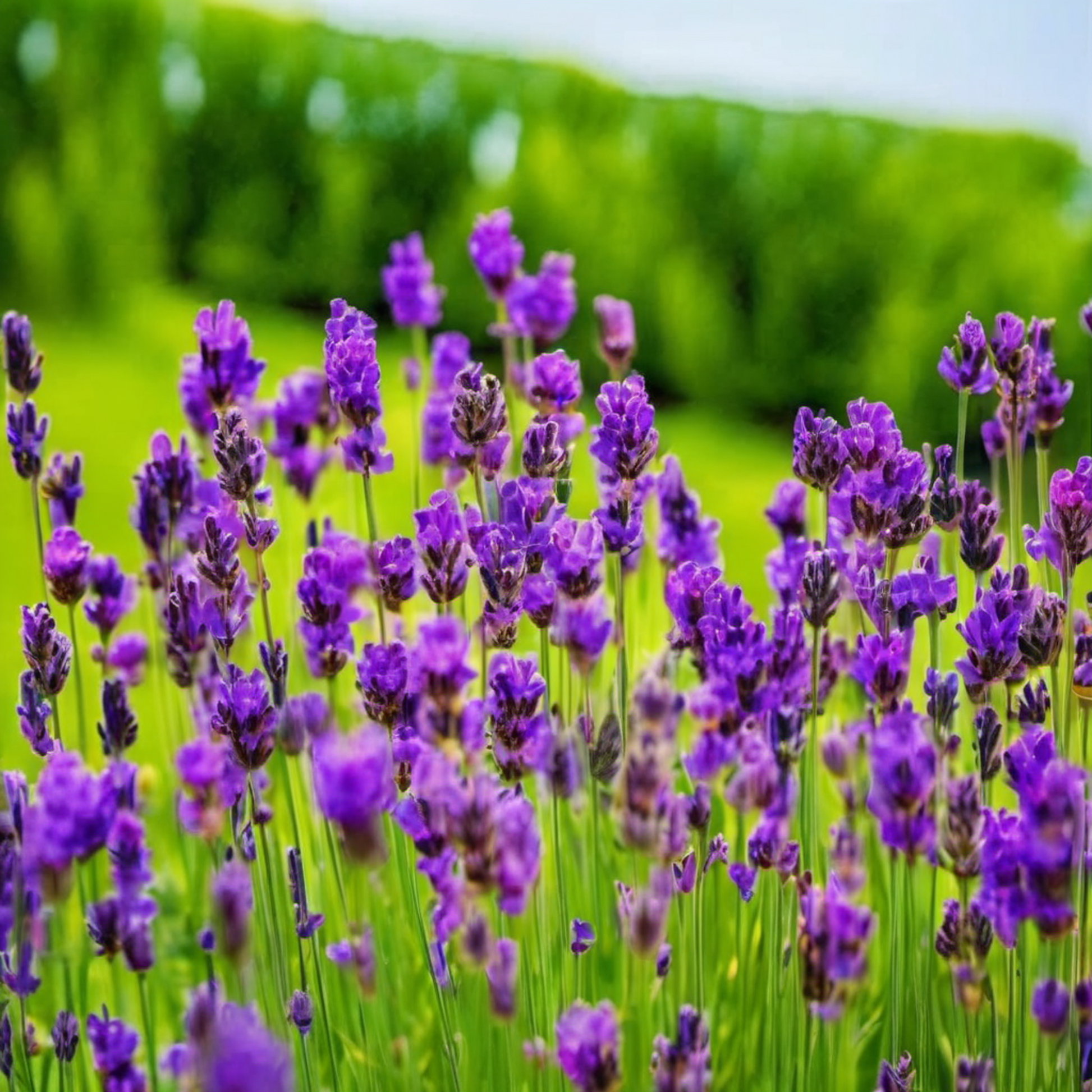 Vera Lavender Flower in Bloom Fleur de lavande Vera en fleur